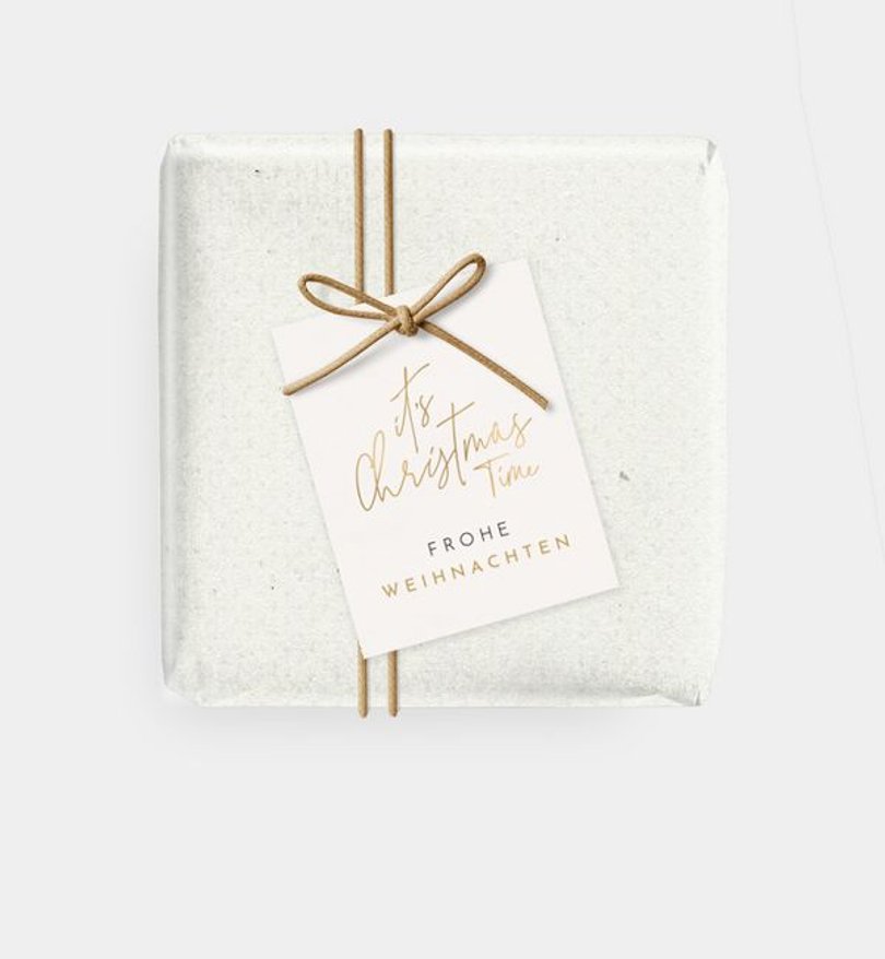 Geschenkanhänger Geschäftlich Glam Look