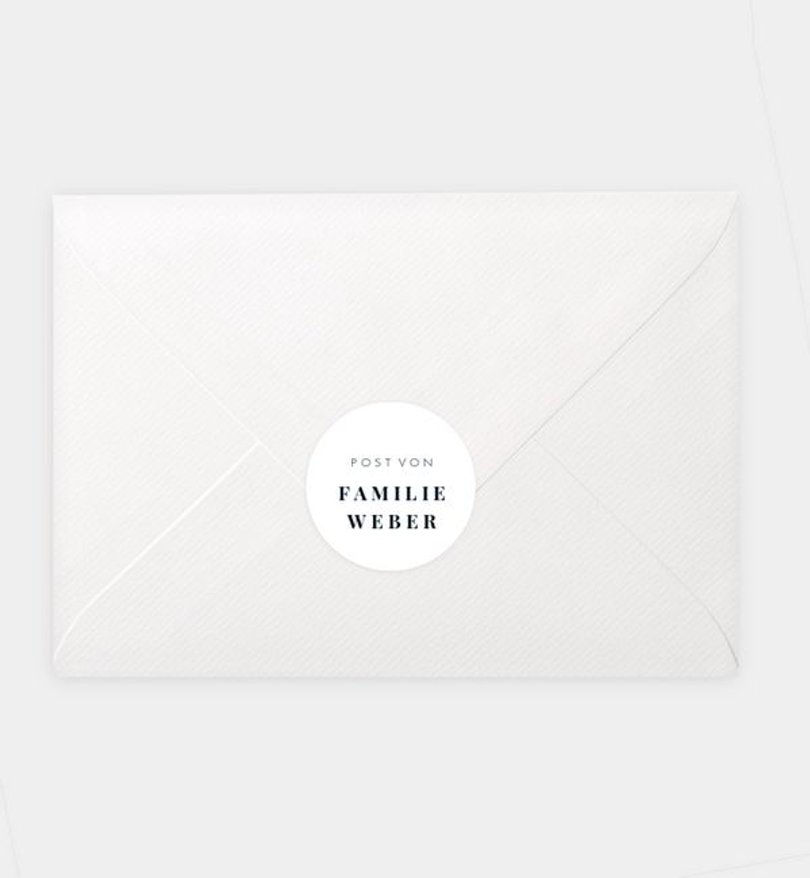 Siegelsticker Trauer Stille