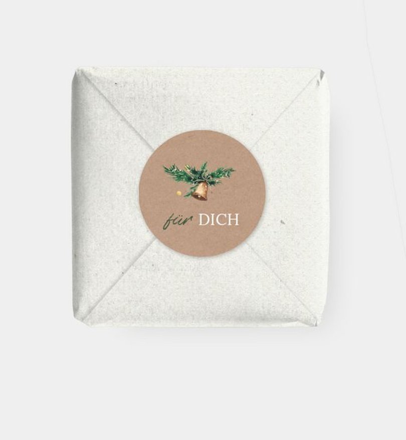 Geschenkaufkleber Geschäftlich Care for Nature