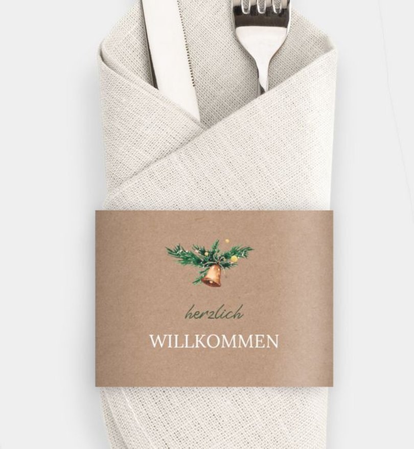 Besteck Servietten-Zubehör Geschäftlich Care for Nature
