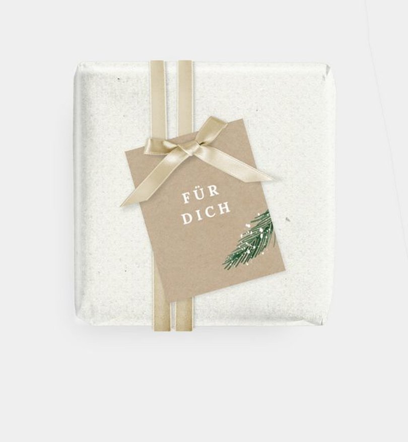 Geschenkanhänger Geschäftlich Colorful Branches