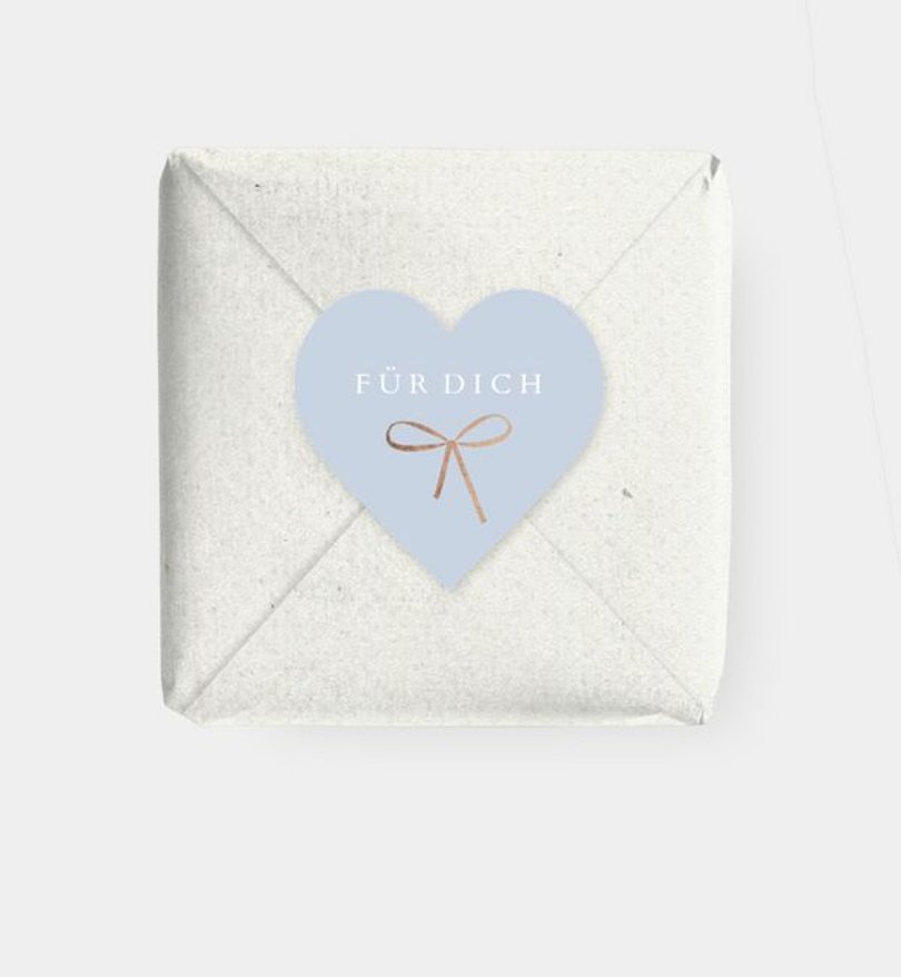 Geschenkaufkleber Geburt Baby Bow