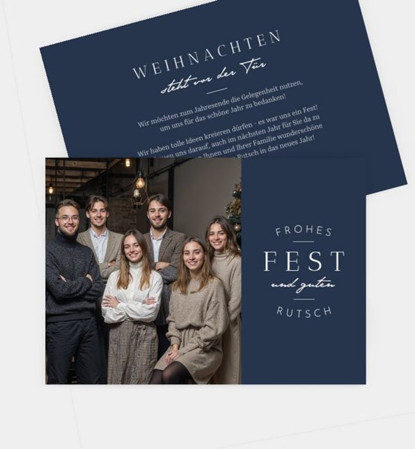 Weihnachtskarte Weihnachten geschäftlich Weihnachtszauber
