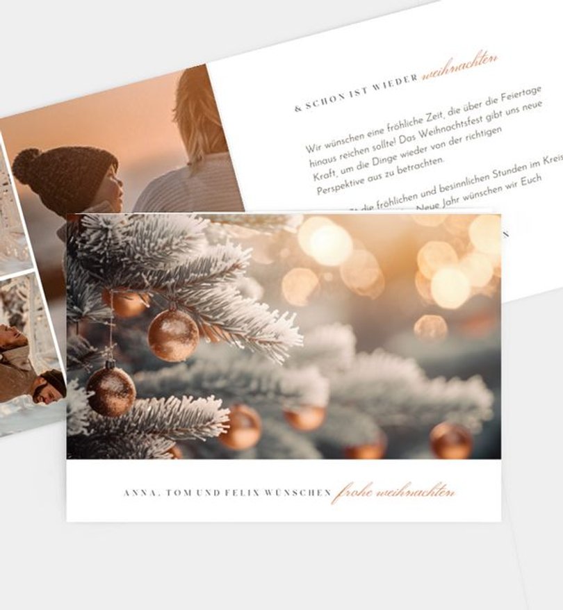 Weihnachtskarte Weihnachten/Privat Adventszauber