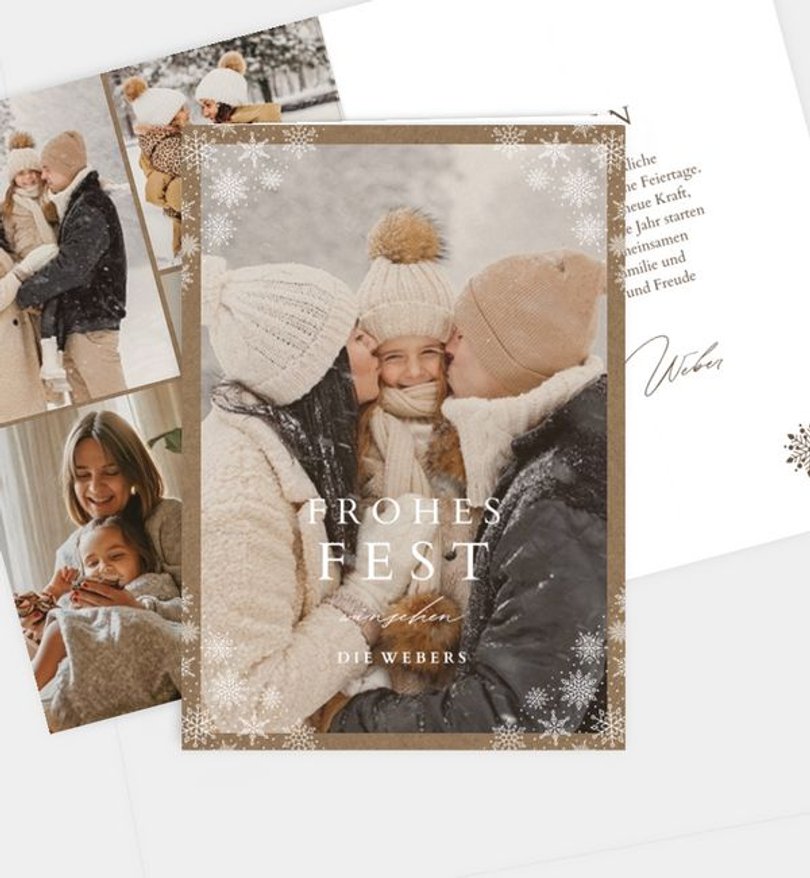 Weihnachtskarte Weihnachten/Privat Vintage Christmas