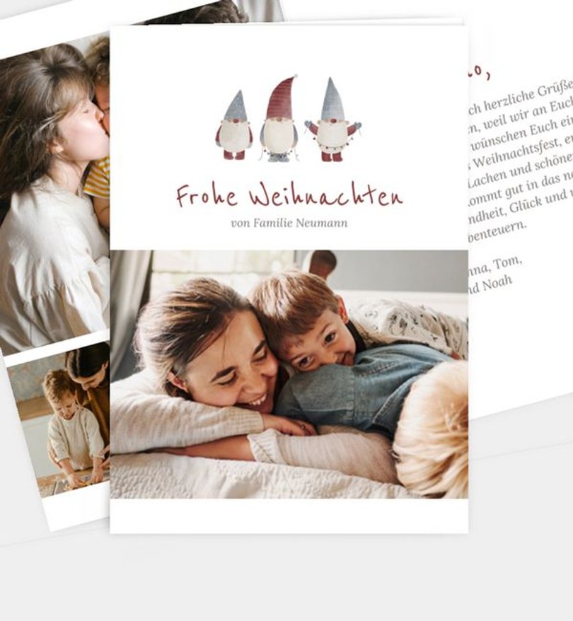 Weihnachtskarte Weihnachten/Privat Wichtel