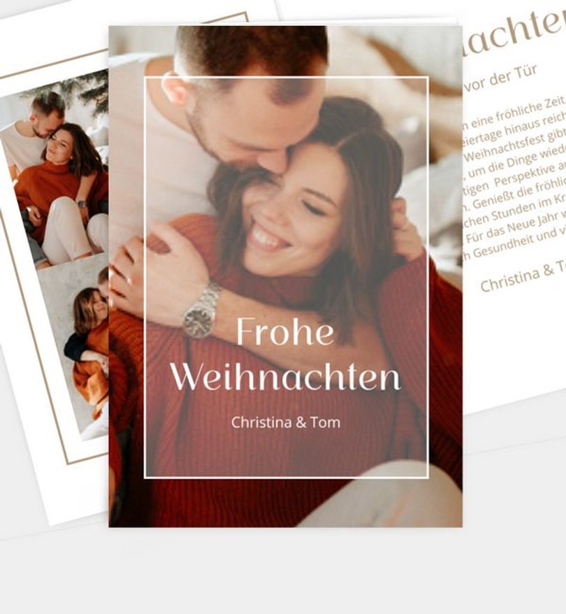 Weihnachtskarte Weihnachten/Privat Weihnachtsgruß