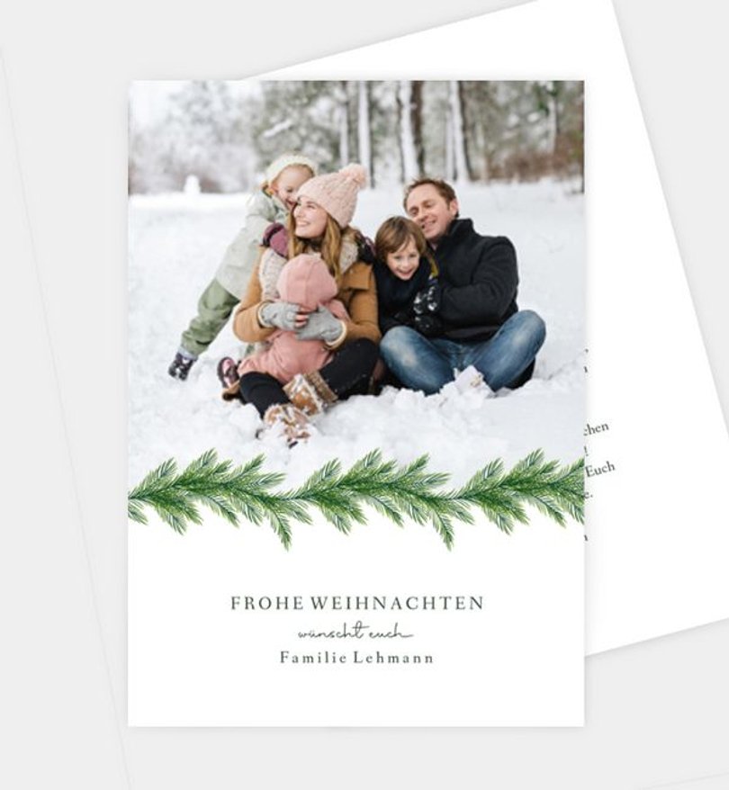 Weihnachtskarte Weihnachten/Privat Beautiful Branches