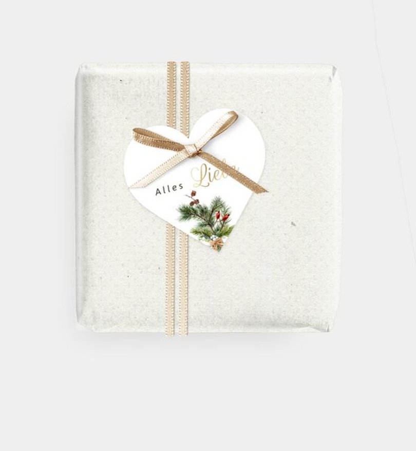 Geschenkanhänger Weihnachten Willkommen Weihnachtszeit