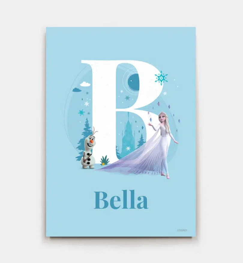 Frozen · Buchstabe B mit Namen