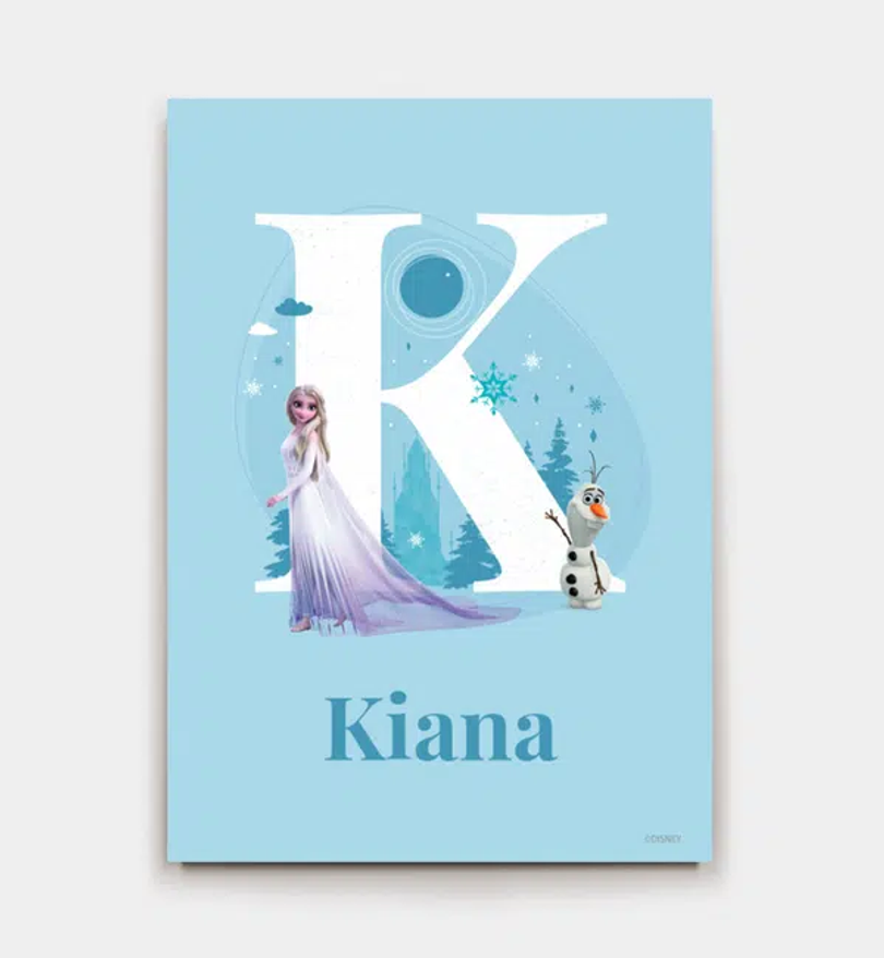 Frozen · Buchstabe K mit Namen