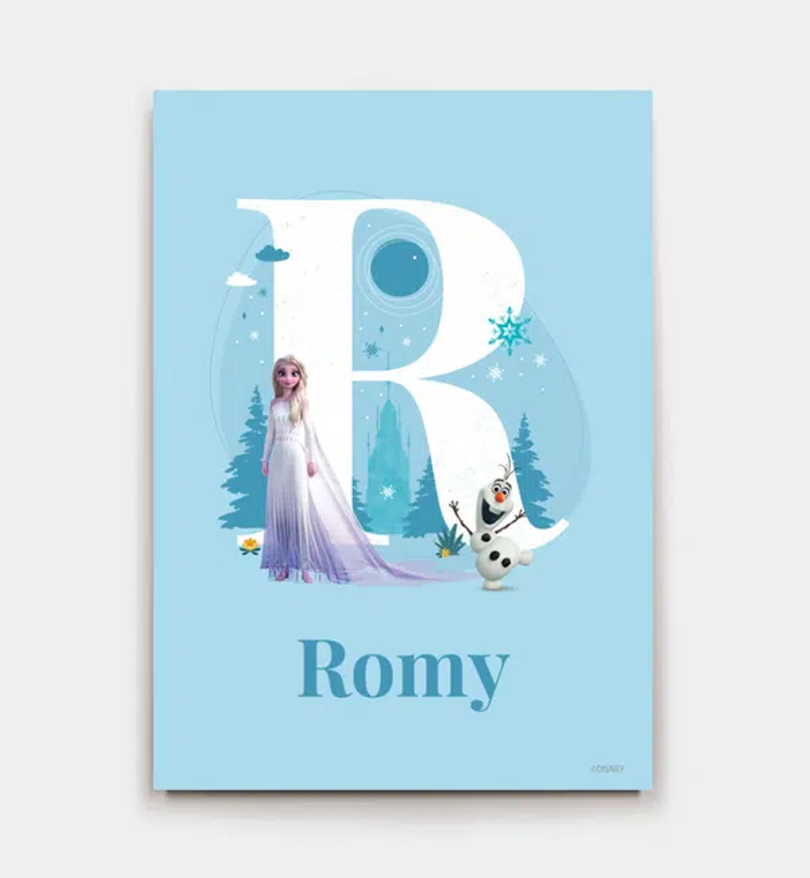 Frozen · Buchstabe R mit Namen