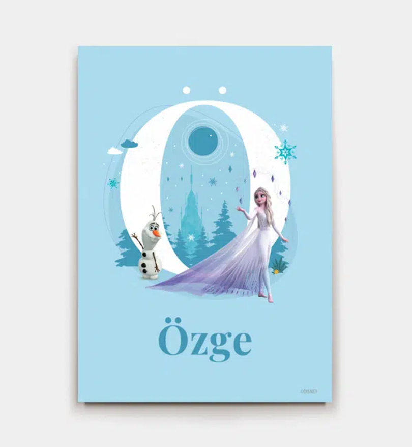 Frozen · Buchstabe Ö mit Namen