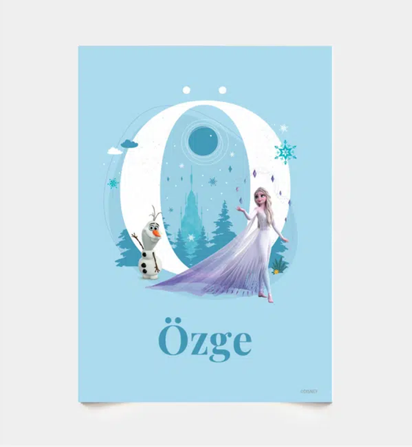 Frozen · Buchstabe Ö mit Namen