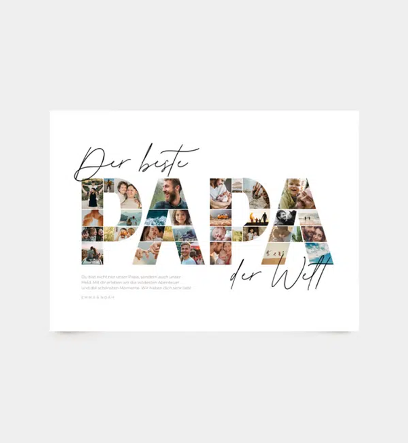 Familiencollage · Papa