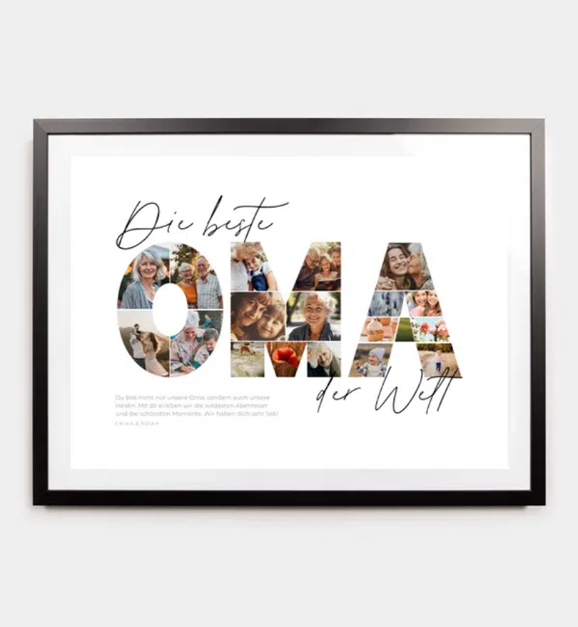 Familiencollage · Oma