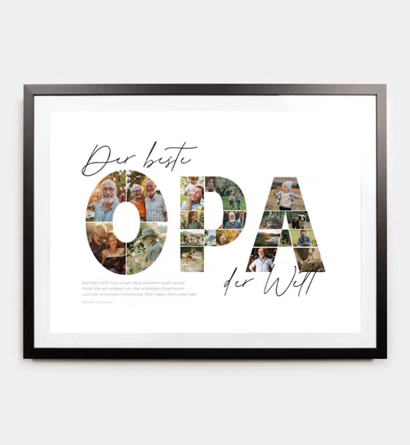 Familiencollage · Opa
