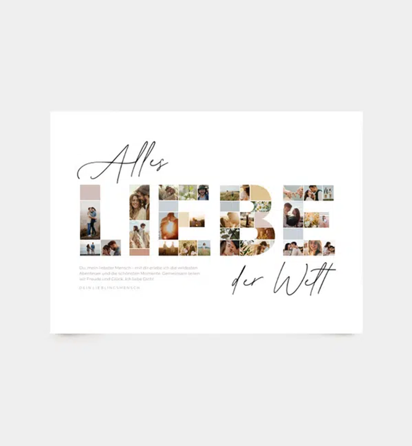 Familiencollage · Liebe