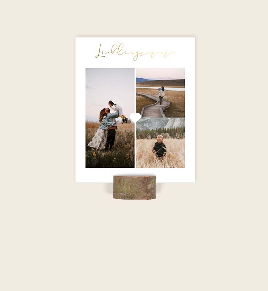 Fotoaufsteller zum Muttertag