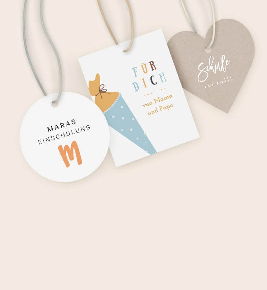 Geschenkanhaenger Einschulung
