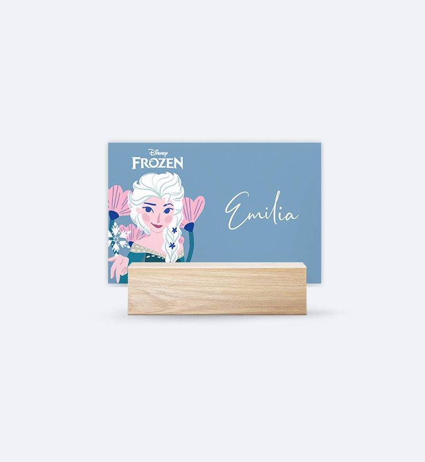 Namenskarte Frozen