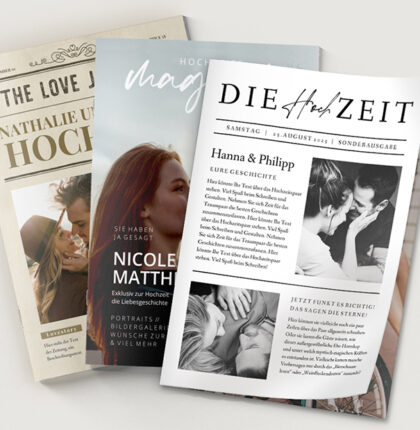 Hochzeitszeitung