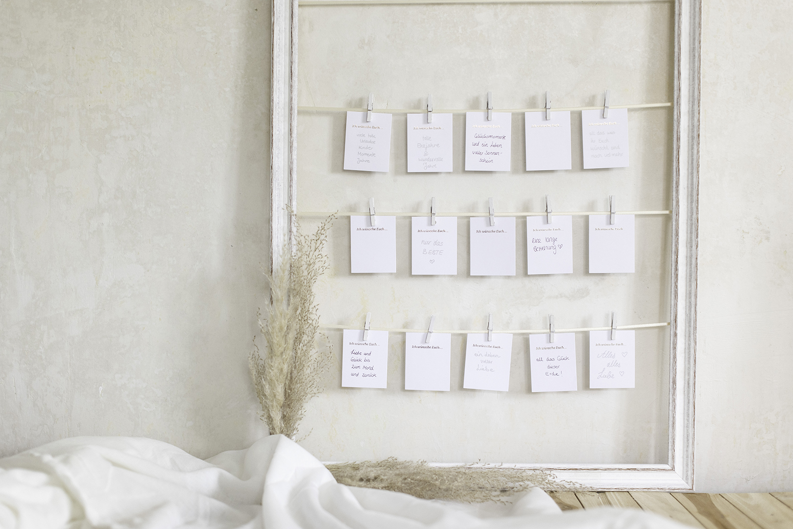 Gästebuch Alternative Wunschkarten DIY