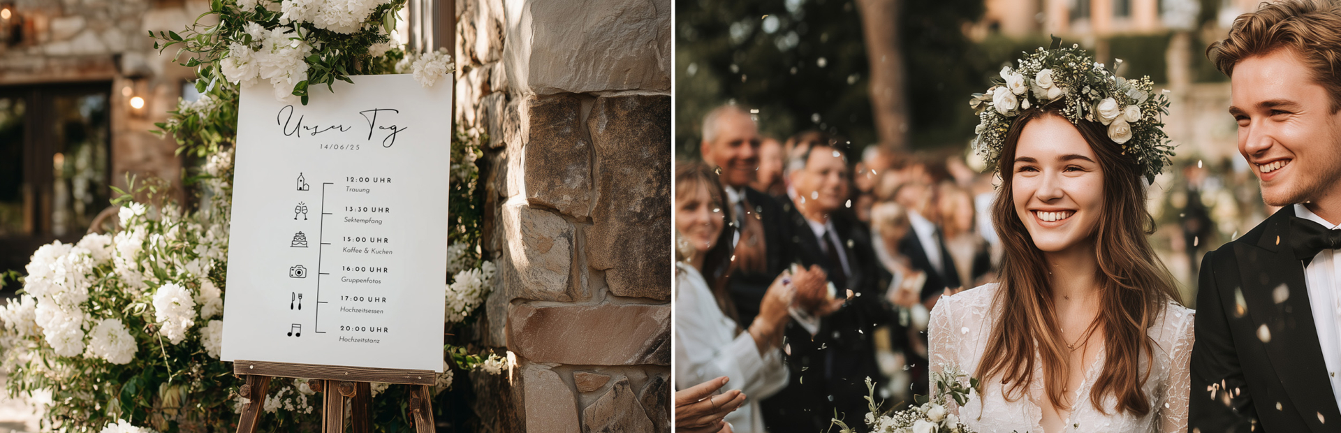 Ablauf einer Hochzeit