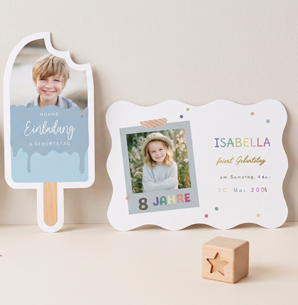 Kreative Kindergeburtstagseinladung